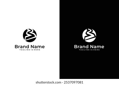 modern abstract B vector logo