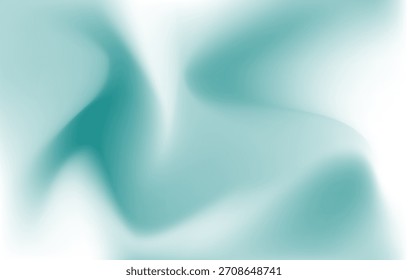 Moderner abstrakter Hintergrund mit aquagrünen, fließenden Wellen und sanfter Bewegungsunschärfe, ideal für frische Wellness- und Spa-Themen.
