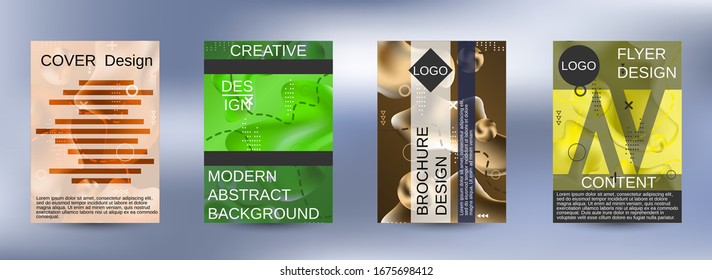 Modern abstract background. Artistic covers design. Creative fluid colors backgrounds.  Blurred bright colors mesh background. Bright print.