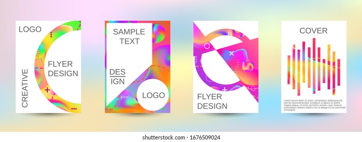 Modern abstract background. Artistic covers design. Creative fluid colors backgrounds.  Blurred bright colors mesh background. Smooth banner template.
