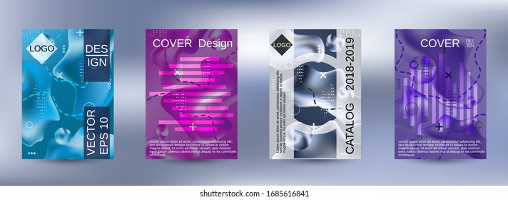 Modern abstract background. Artistic covers design. Creative fluid colors backgrounds.  Trendy creative vector cosmic gradient. Bright print.