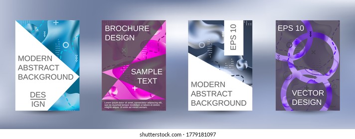 Modern abstract background. Artistic covers design. Creative fluid colors backgrounds.  Colorful rainbow gradient. Bright print.