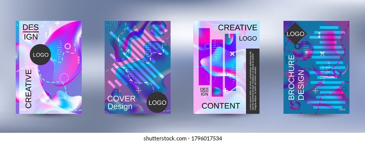 Modern abstract background. Artistic covers design. Creative fluid colors backgrounds.  Blurred bright colors mesh background. Bright print.