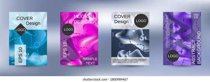 Modern abstract background. Artistic covers design. Creative fluid colors backgrounds.  Blurred bright colors mesh background. Bright print.
