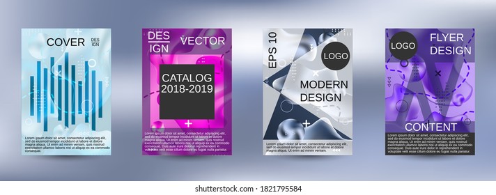 Modern abstract background. Artistic covers design. Creative fluid colors backgrounds.  Trendy creative vector cosmic gradient. Bright print.