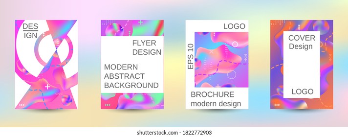 Modern abstract background. Artistic covers design. Creative fluid colors backgrounds.  Blurred bright colors mesh background. Smooth banner template.