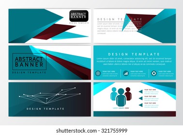Modern Abstract background banner set design, site, business template-Vector illustration