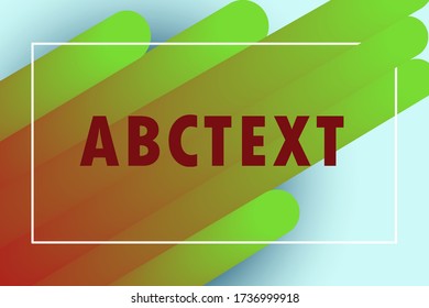 Modern abstract background with beautiful letters