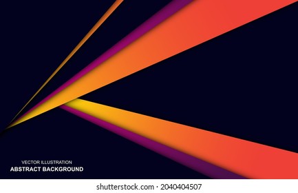 Modern Abstract Background Black Dop and Colorful Design