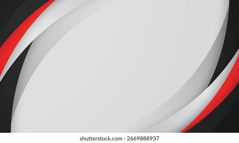 modern abstract background black, red, white and silver colorful design template