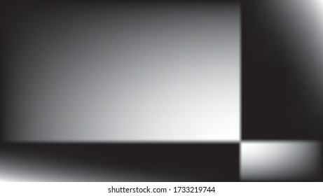 Fondo abstracto moderno con gradientes en blanco y negro