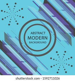Modern Abstract Background with blue color