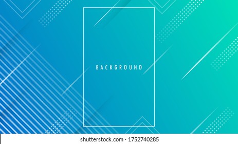 Gradiente moderno y abstracto de fondo azul cian. para Banner, fondo, fondos de escritorio, aterrizaje, tarjeta.