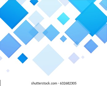 Modern abstract background with blue geometric elements.