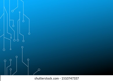 modern abstract background, in blue and has a square and circle shape