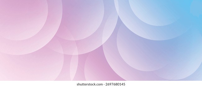 Modern abstract background .blue and pink gradation. circle effect style. modern minimalist. 