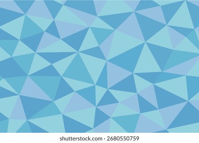 Fondo abstracto moderno con Formas geométricas poligonales azules en estilo bajo poli.