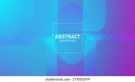Fondo abstracto moderno con colores de gradiente azul y violeta