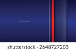 Modern abstract background blue, red, and silver white color line