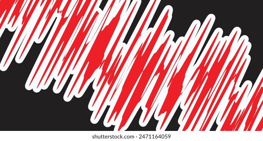 Modern abstract background blue and red with silver color design
