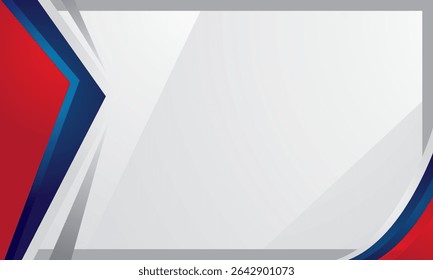 Fundo abstrato moderno azul e vermelho