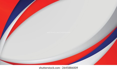 Modern abstract background blue and red with white colorful