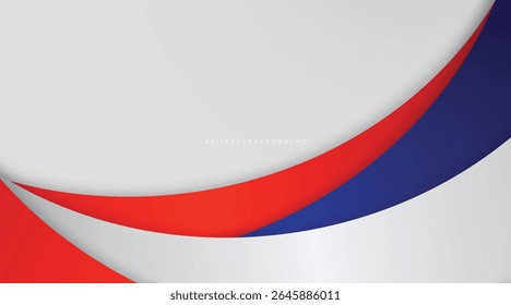 Fondo abstracto moderno azul y rojo con colorido blanco