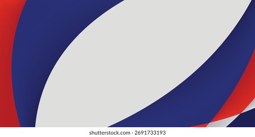 Fondo abstracto moderno azul y rojo con colorido blanco