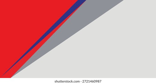 Moderner abstrakter Hintergrund blau und rot mit weißer, bunter Farbe