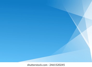 Modern abstract background blue and white gradient , slash shape effect , memphis