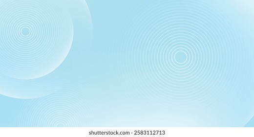 Modern abstract background, blue white gradations, circle effect,shape memphis, trendy , vector ,eps 10