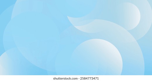 Modern abstract background, blue white gradations, circle effect,shape memphis, trendy , vector ,eps 10
