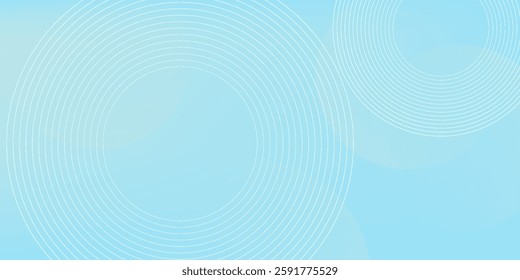 Modern abstract background, blue white gradations, circle effect,shape memphis, trendy , vector ,eps 10