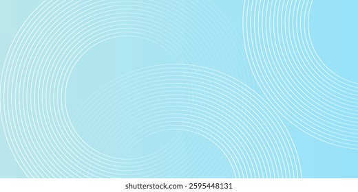Modern abstract background, blue white gradations, circle effect,shape memphis, trendy , vector ,eps 10