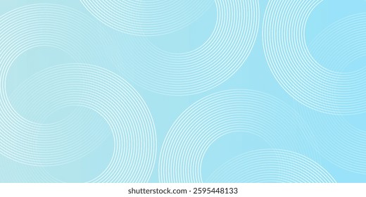 Modern abstract background, blue white gradations, circle effect,shape memphis, trendy , vector ,eps 10