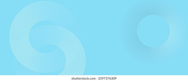 Modern abstract background, blue white gradations, circle effect,shape memphis, trendy , vector ,eps 10