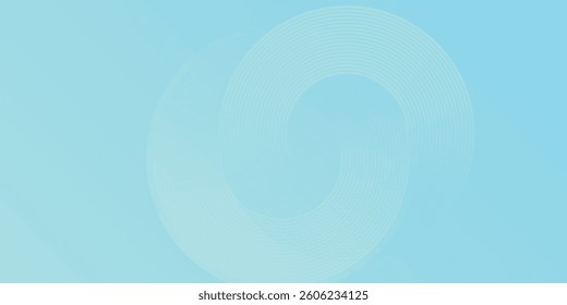 Modern abstract background, blue white gradations, circle effect,shape 