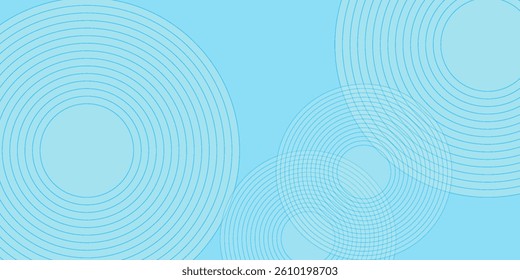 Modern abstract background, blue white gradations, circle effect,shape memphis, trendy , vector ,eps 10