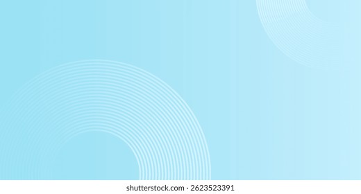 Modern abstract background  blue white gradations  circle effect shape memphis illustrations simple art good