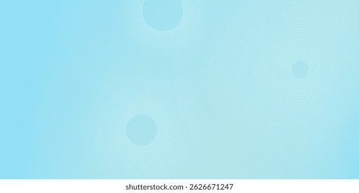 Fondo abstracto moderno, gradaciones blancas azules, efecto de círculo, forma memphis, de moda, Vector, eps 10