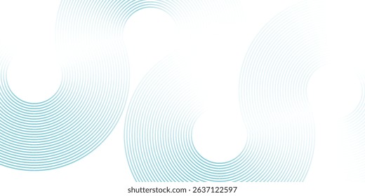 Modern abstract background, blue white gradations, circle effect,shape memphis, trendy , vector ,eps 10