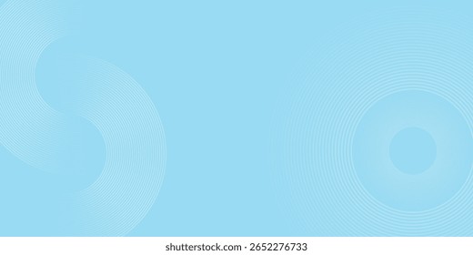 Modern abstract background, blue white gradations, circle effect,shape memphis, trendy , vector
