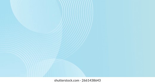 Modern abstract background, blue white gradations, circle effect,shape memphis, trendy , vector. eps 10