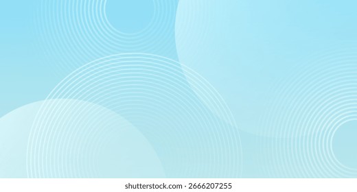 Fondo abstracto moderno, gradaciones blancas azules, efecto de círculo, forma memphis, de moda, Vector, eps 10