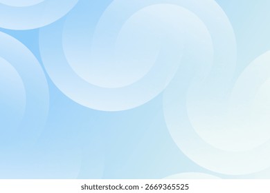 Fondo abstracto moderno, gradaciones blancas azules, efecto de círculo, forma memphis, de moda, Vector, eps 10
