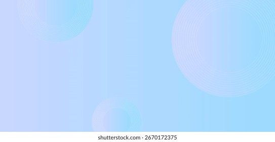 Fondo abstracto moderno, gradaciones blancas azules, efecto de círculo, forma memphis, de moda, Vector, eps 10