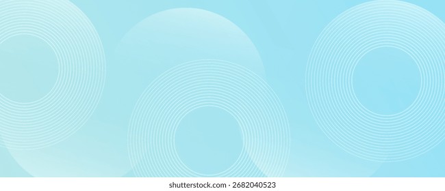 Modern abstract background, blue white gradations, circle effect,shape memphis, trendy , vector etc