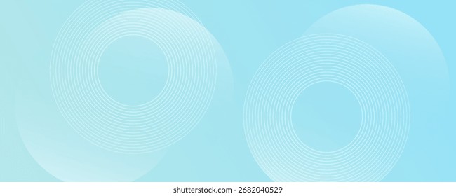 Modern abstract background, blue white gradations, circle effect,shape memphis, trendy , vector eps 10