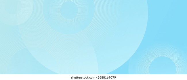 Fundo abstrato moderno, gradações branco azul, efeito de círculo, forma memphis, moda, vetor