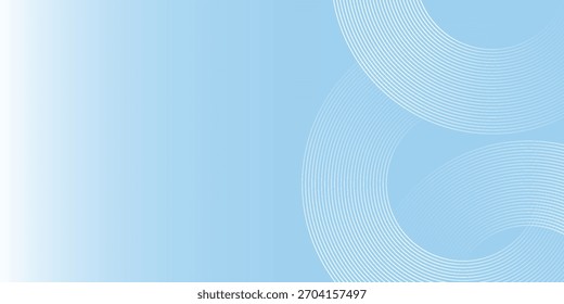 Fondo abstracto moderno, gradaciones blancas azules, efecto círculo


